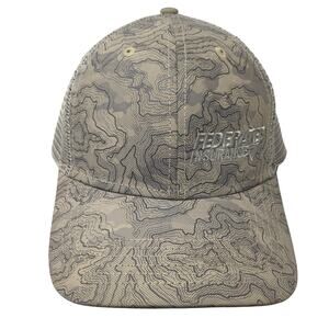 Federated Insurance Trucker Hat Multicolor One Size Adjustable Camo Dri-duck